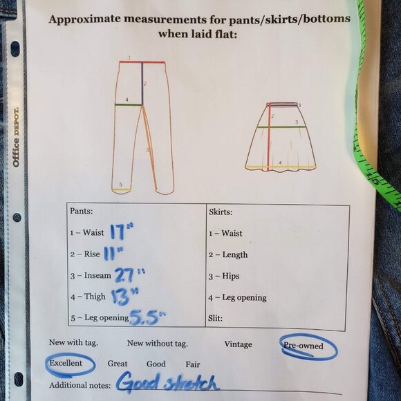 LANE BRYANT High Rise Skinny 16P Flex Magic Waistband Signature Fit Faded Wash - Picture 3 of 8